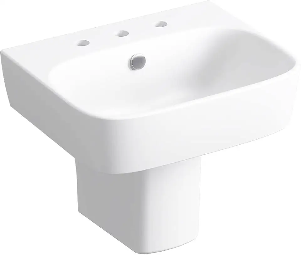 Modernlife Wall-mount Pedestal Bathroom Sink