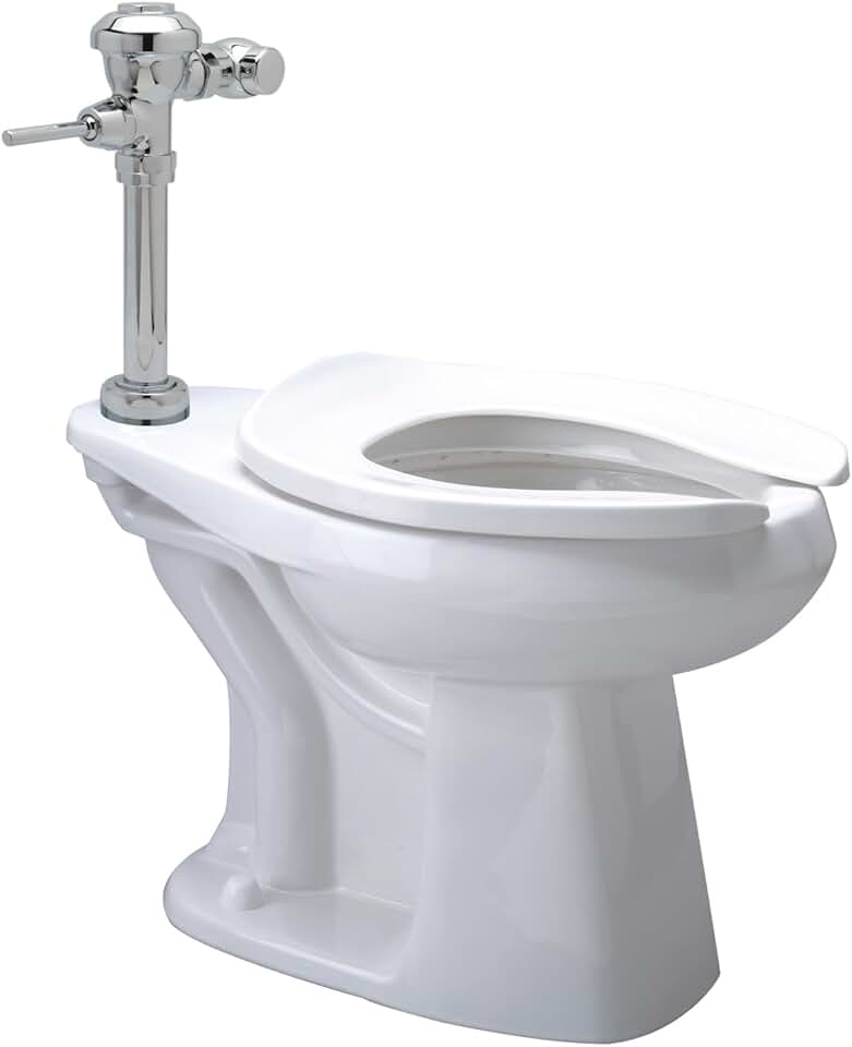 Zurn Z.WC5.M One Manual Floor Mounted Toilet System with 1.28 GPF Flush Valve and 14