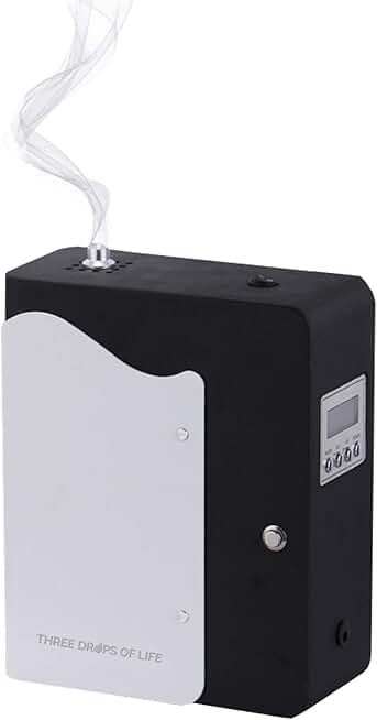 Medium to Large Area Nebulizer Aromatherapy Diffuser, High Capacity Scents | Water Free, Best Aromatherapy Atomization Machine | LCD Display with Numerous Settings (The Chateau 200ML)