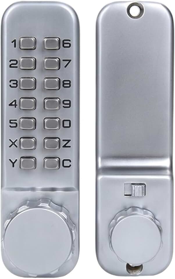 Zinc Alloy Keyless Combination Mechanical Digital Door Lock No Power Push Button Code Locks for Home Furniture Hardware 1Pcs