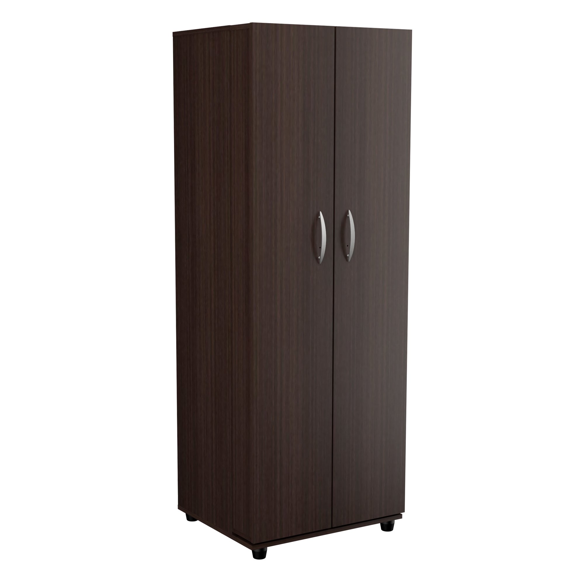 Inval 2-Door 4-Shelf Laminate Kitchen Pantry Cabinet 24