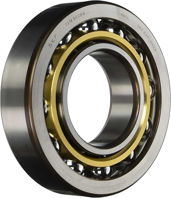 7314 BECBM Medium Series Angular Contact Bearing, ABEC 1 Precision, 40° Contact Angle, Open, Brass Cage, Normal Clearance, 70mm Bore, 150mm OD, 35mm Width, 20200lbf Static Load Capacity, 26800lbf Dynamic Load Capacity