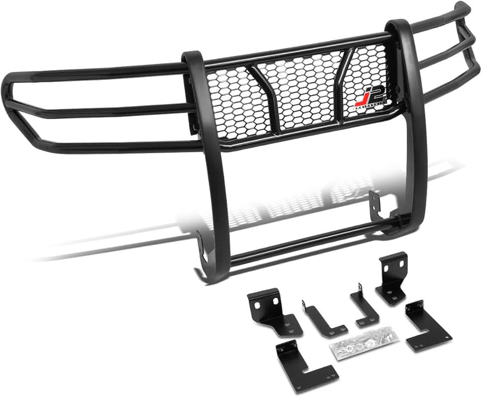 J2-GG-015 Heavy Duty Honeycomb Mesh Front Bumper Guard Replacement [Compatible with 07-14 Toyota FJ Cruiser]