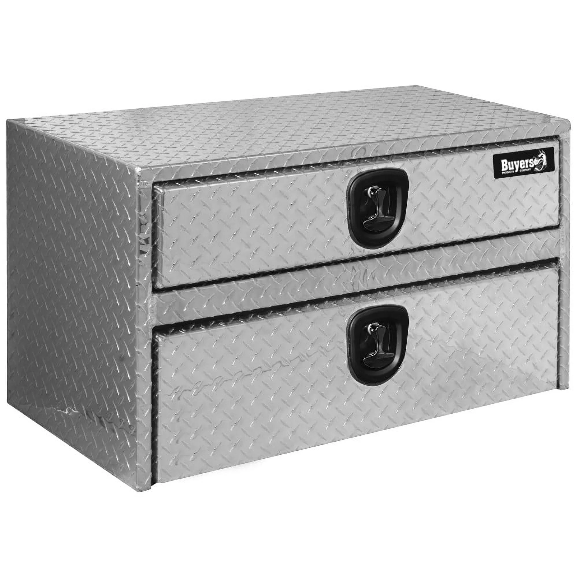 Buyers Products Company 20X18X48 Diamond Tread Aluminum Underbody Truck Box With Drawer