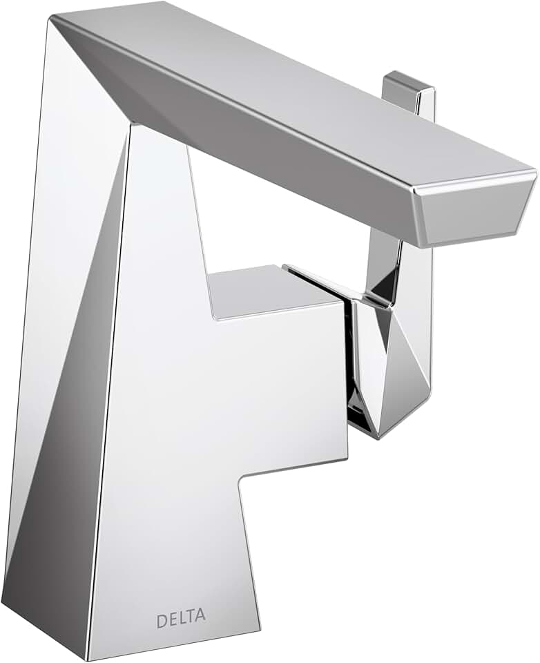 Delta Faucet 543-PR-MPU-DST Trillian Lavatory, Lumicoat Chrome