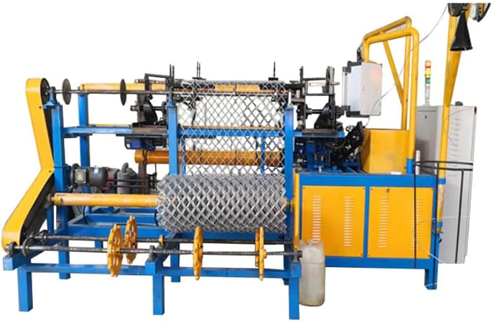 Chain Link Mesh Fence Machine Gold Wire Mesh Making Machine Pu Wire Mesh Machine