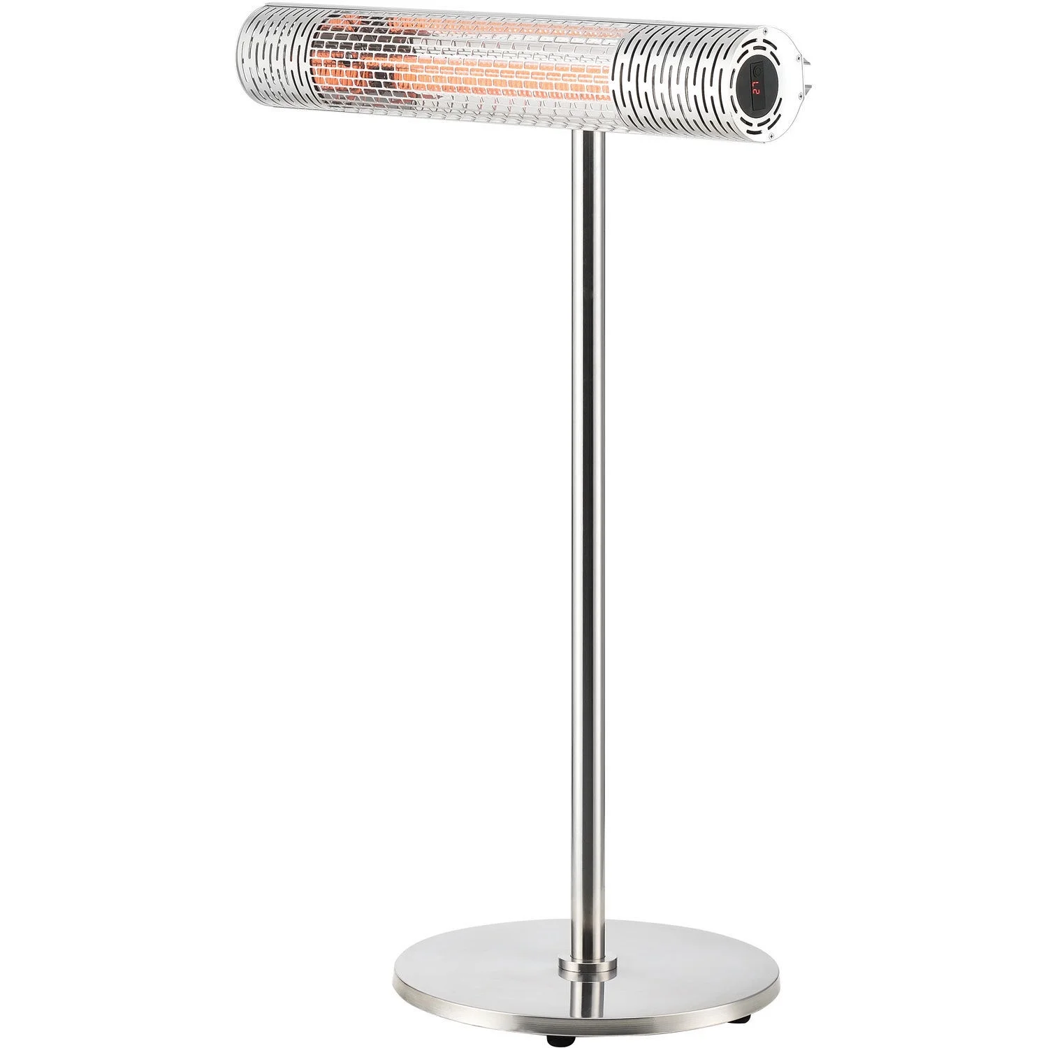 Infrared Patio Heater With Remote Control, Free Standing, 1500W, 30-3/4