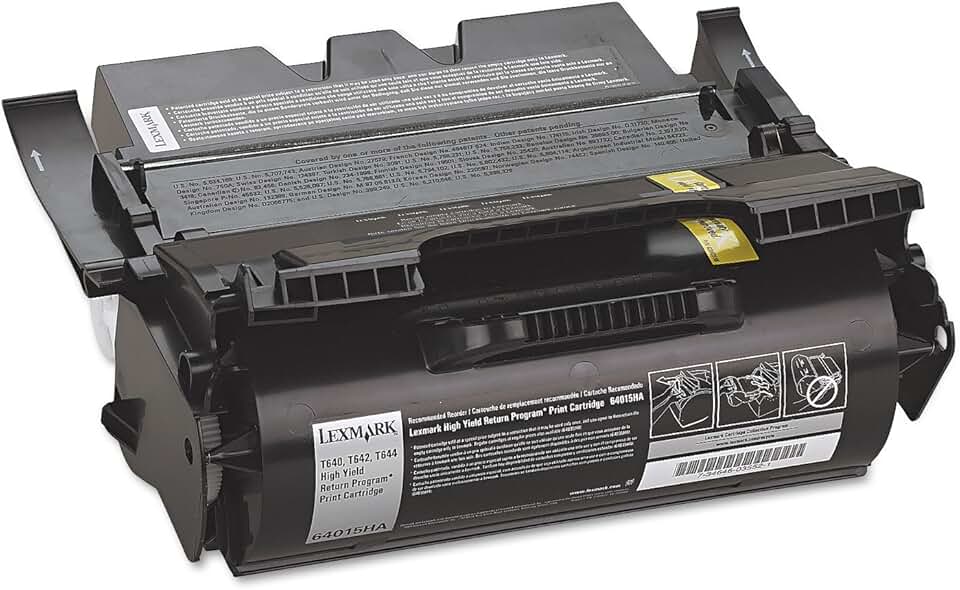 Lexmark 64015HA HY Toner Cartridge (Black, 1-pack) in Retail Packaging