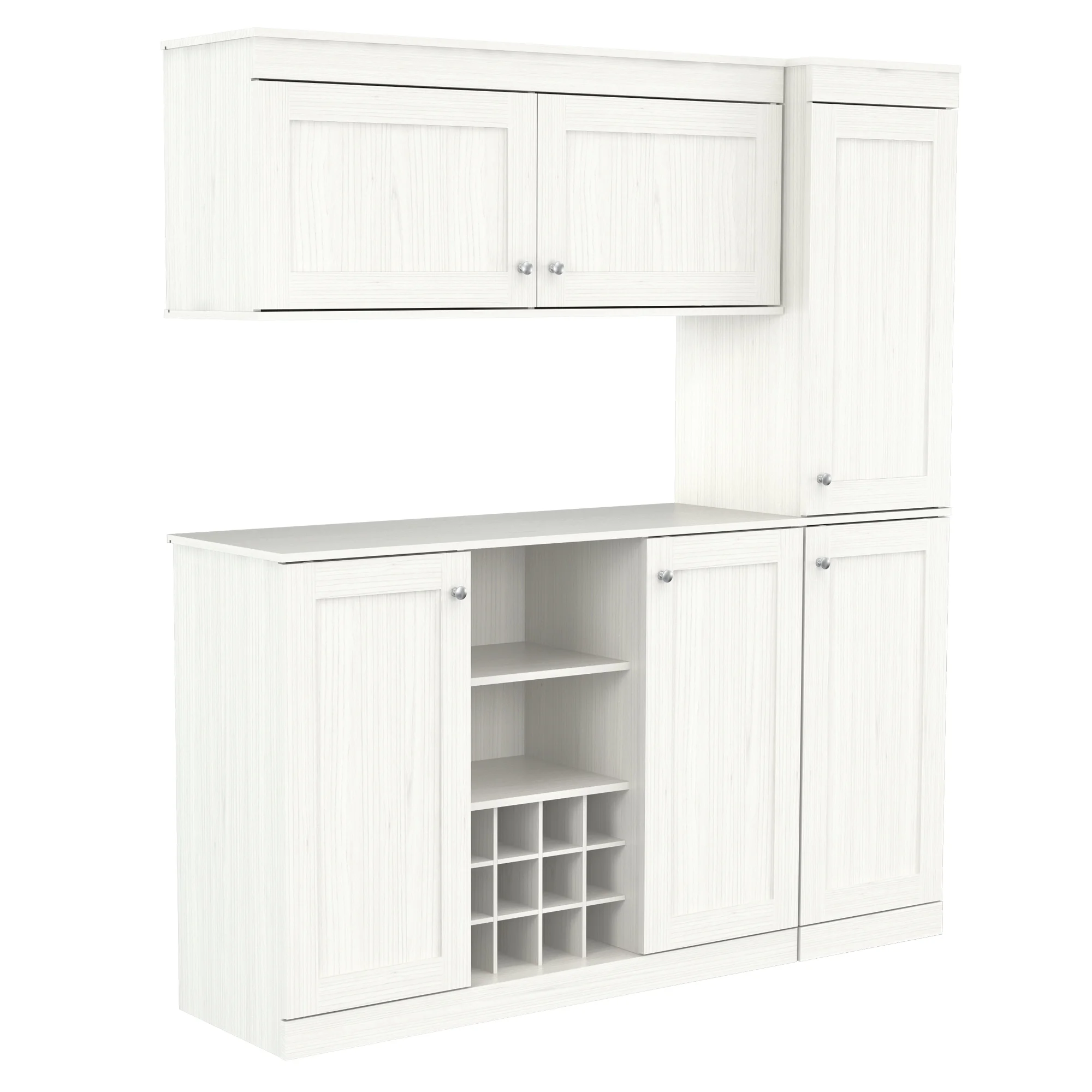 Inval Shaker Laminate 3-Piece Kitchen Cabinet System 63