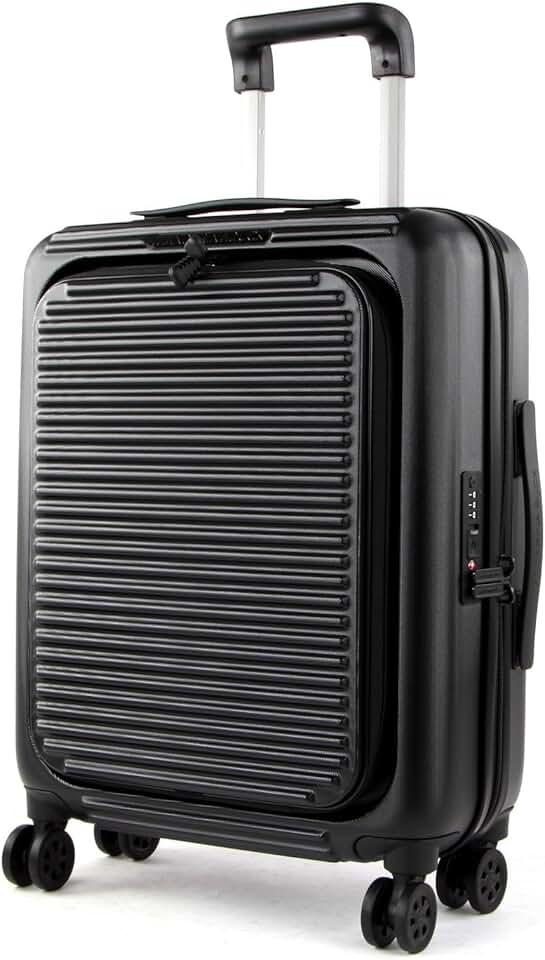 Mandarina Duck Suitcases and Trolleys, Black, 40x55x20(LxHxW)