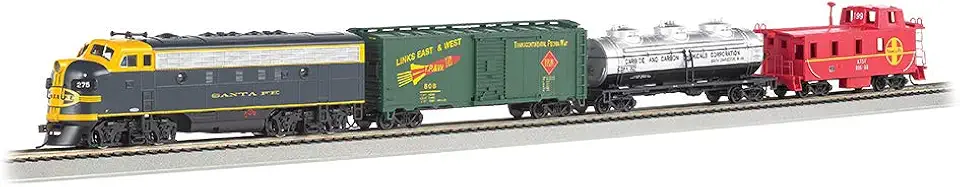 Bachmann Trains - Thunder Chief DCC Sound Value Ready To Run Electric Train Set - HO Scale Black 0.5 Liters