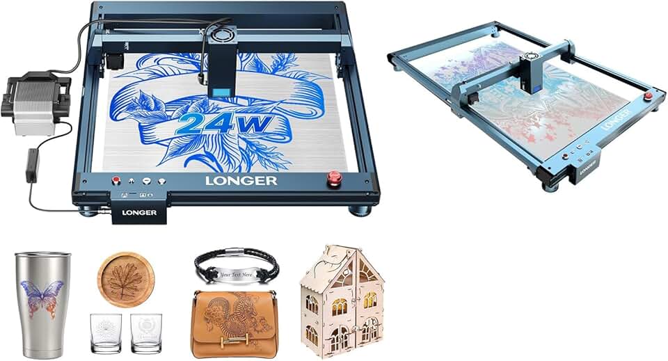 Laser B1 24W Engraver with Auto Assist Pump B1 Series Expansion Kit