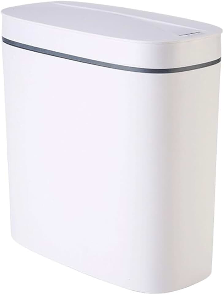 Smart Sensor Trash Can Automatic Kicking Garbage Bin for Kitchen Bathroom Waterproof Waste Bin