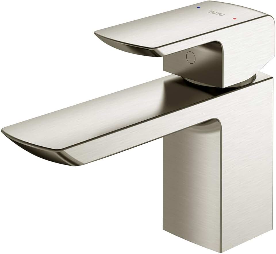 TOTO TLG02301U#BN Single Handle Bathroom Faucets, Brushed Nickel