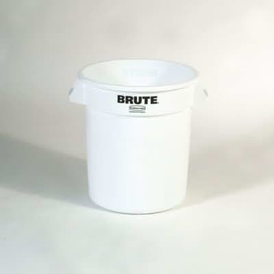 BRUTE 10-Gal Round Containers [Set of 42] Color: White