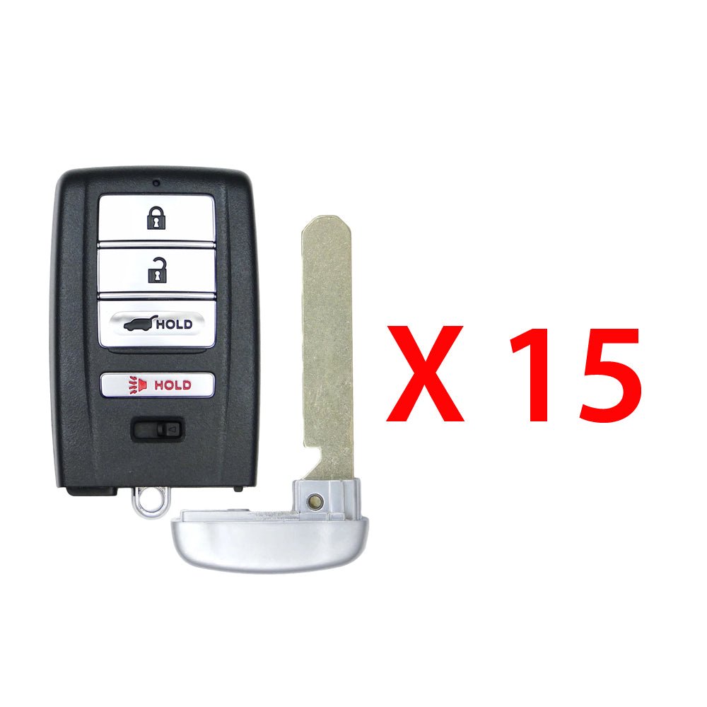 15 AKS KEYS Aftermarket Smart Key Fob for Acura MDX RDX 2014 - 2020 4B FCC# KR5V1X