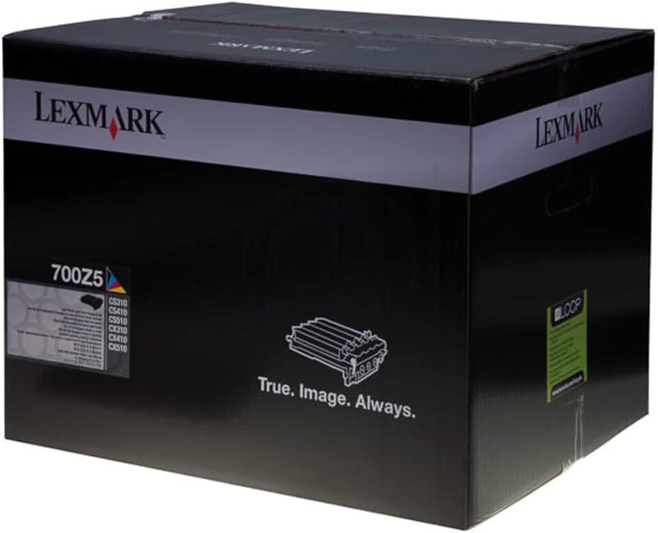 Lexmark 70C0Z50 Imaging Kit, Black/Tri-Color - in Retail Packaging