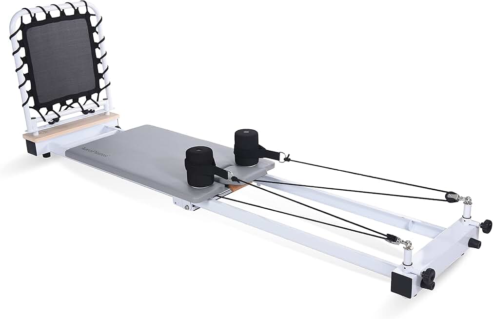 Precision Series Reformer 535 - Pilates Reformer Workout Machine for Home Gym - Up to 350 lbs Weight Capacity