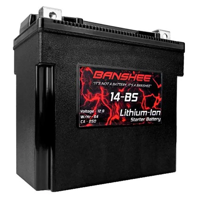 Banshee  12.8V Lithium-ion Ion Battery for Replacement YTX14-BS for Honda VTX 1300 S 12V Motorcycle