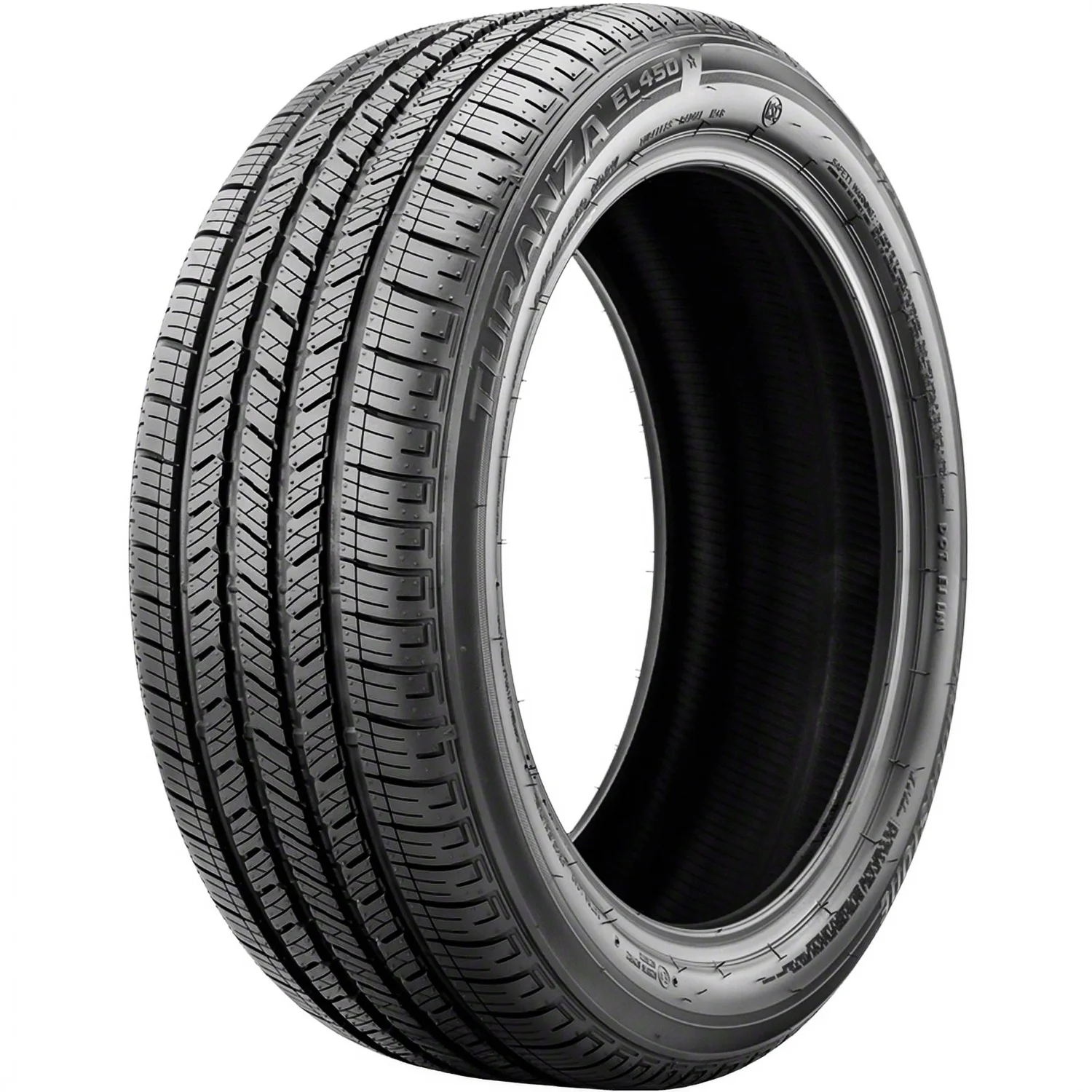 Pair of 2 (TWO) Bridgestone Turanza EL450 RFT 225/40R19 89W XL (AR) A/S High Performance Tires Fits: 2014-15 BMW X1 sDrive28i, 2011-12 Mini Cooper Countryman S ALL4