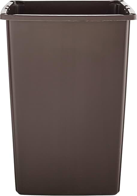 Rubbermaid 256BBRO Glutton Container, Rectangular, 56gal, Brown