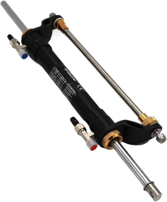 Winibo Marine Hydraulic Steering System Compatible with Up to 90HP Boat Outboard Engine Only Cylinder