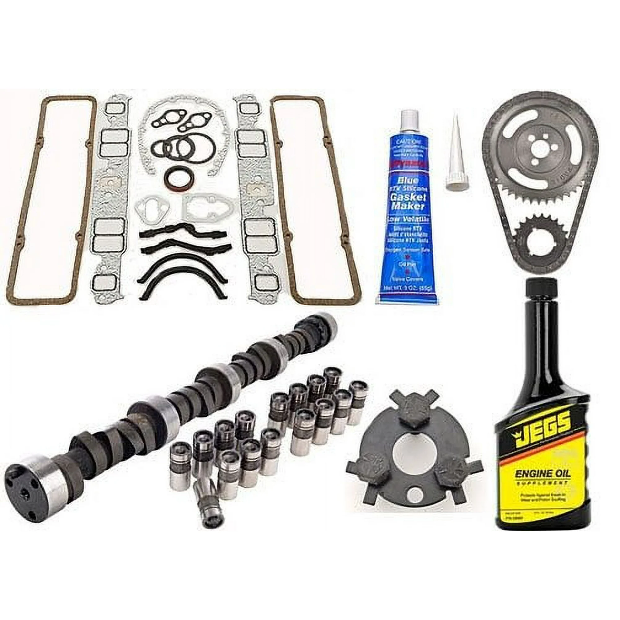 JEGS 200107K Camshaft and Lifter Install Kit 1957-1985 Chevy 262-400 Includes: H
