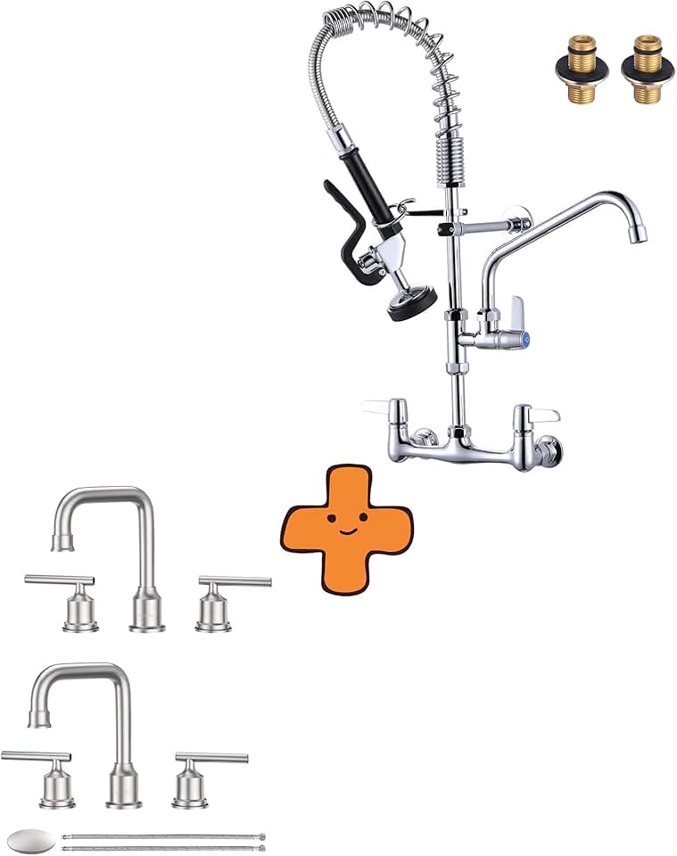 Commercial Pre-Rinse Kitchen Faucet Pre-Rinse 25