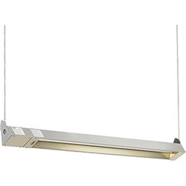 Indoor & Outdoor Quartz Electric Infrared Heater, 240V 3000W - Stainless Steel