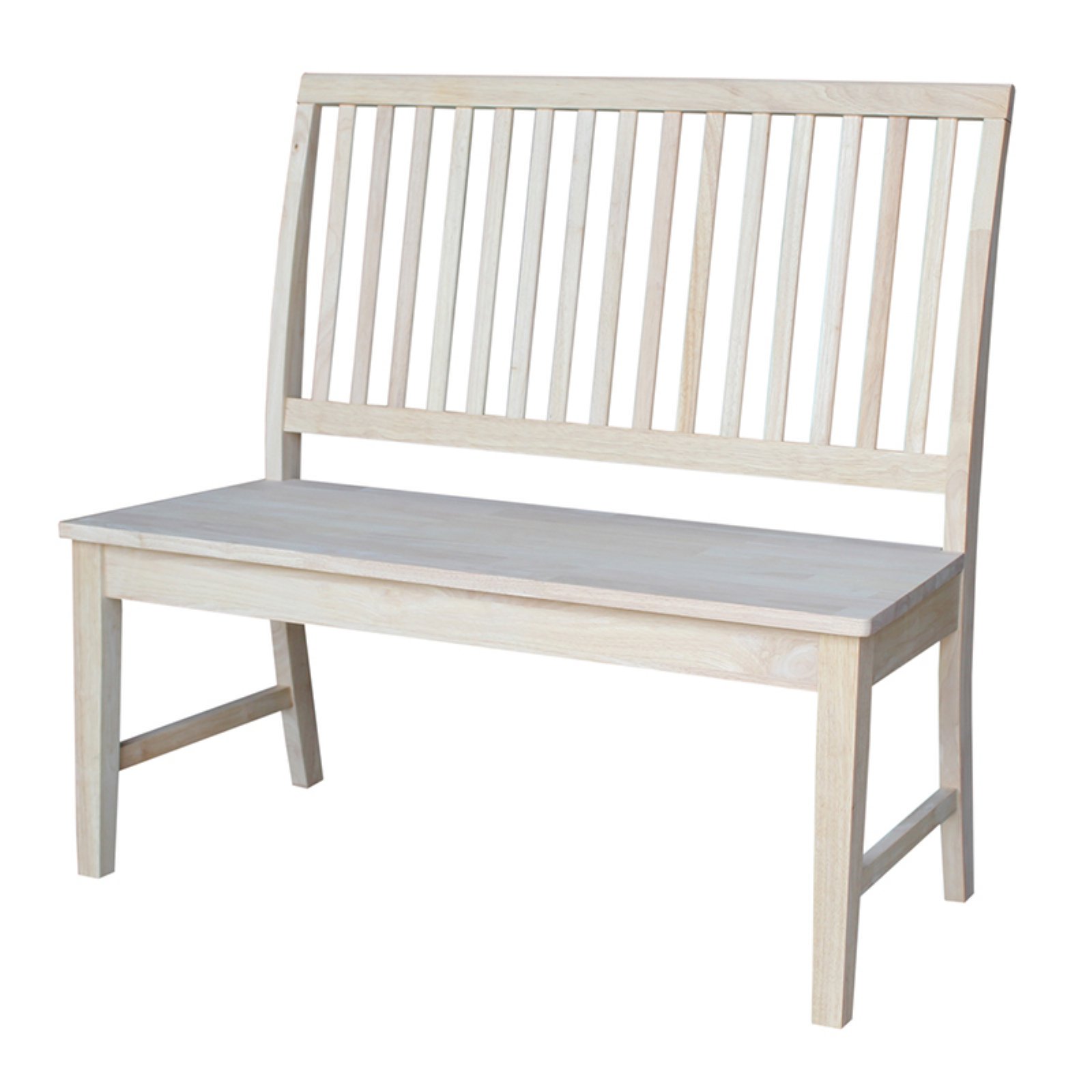 International Concepts Mission-Styled Dining Bench, Natural