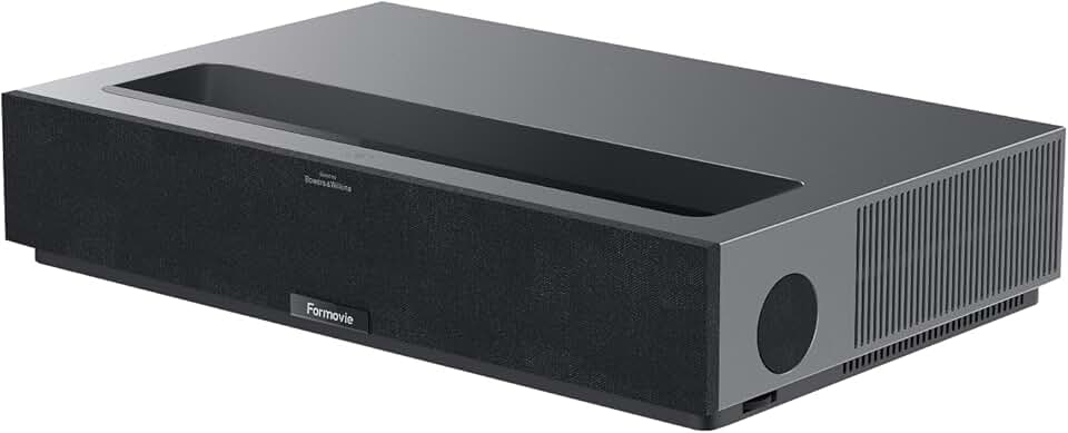 Formovie Theater Ultra Short Throw 4K Laser Projector | Triple Laser Projector with Dolby Vision & Built-In Speakers | The Top UST Projector at ProjectorCentral's 2022 & 2023 Laser TV Showdown