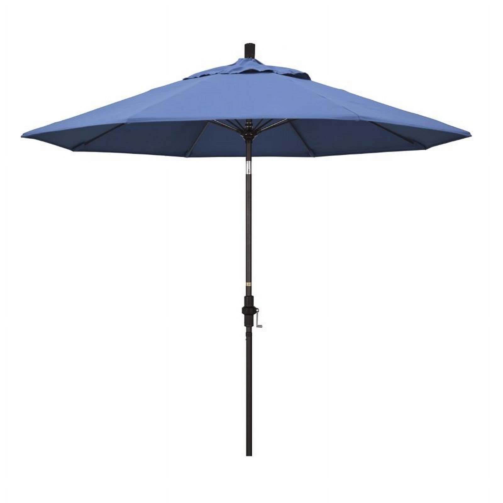 Pemberly Row 9' Patio Umbrella in Forest Blue