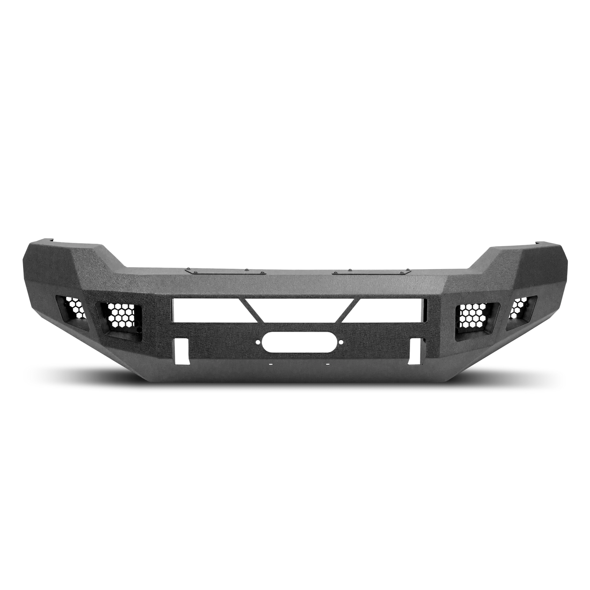 Body Armor 2011-2016 Fits Ford F-250 F-350 Super duty Eco Series Front Winch Bumper Black FD-19338