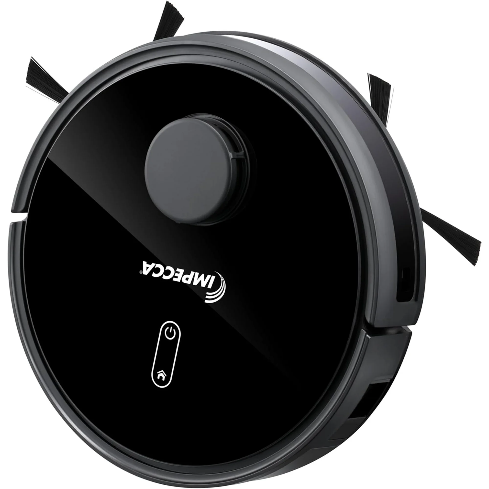 Impecca S26 Robot Vacuum and Mop Combo, 2600PA LDR Laser Guided Robotic Vacuum Cleaner Mop Floors and Vacuum Carpets Pet Hair Mapping & Virtual walls, Self Charging Wi-Fi/App/Alexa/Google Home, Remote