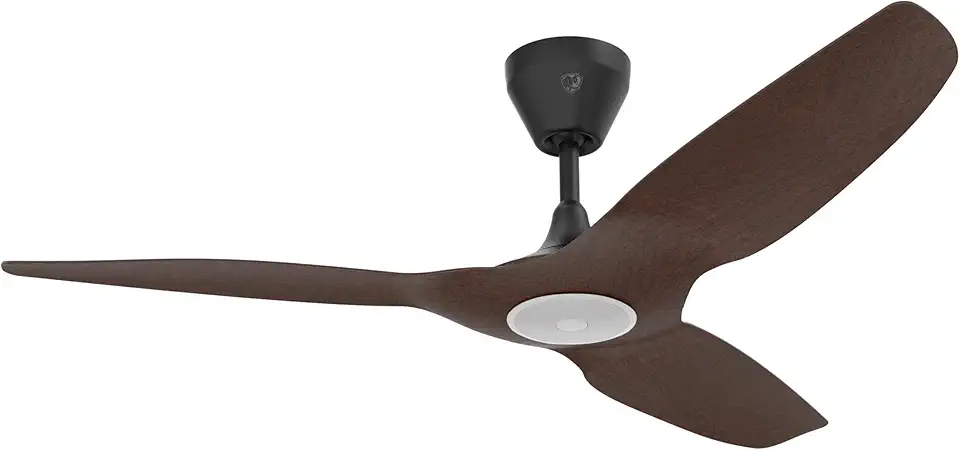 Big A Fans – Haiku L, Smart Ceiling Fan – Energy Efficient Cooling for Home, Bedroom, Office, Living Space, and More – 16 Lighting Settings with 7 Speed Settings – 52” - Cocoa/Black