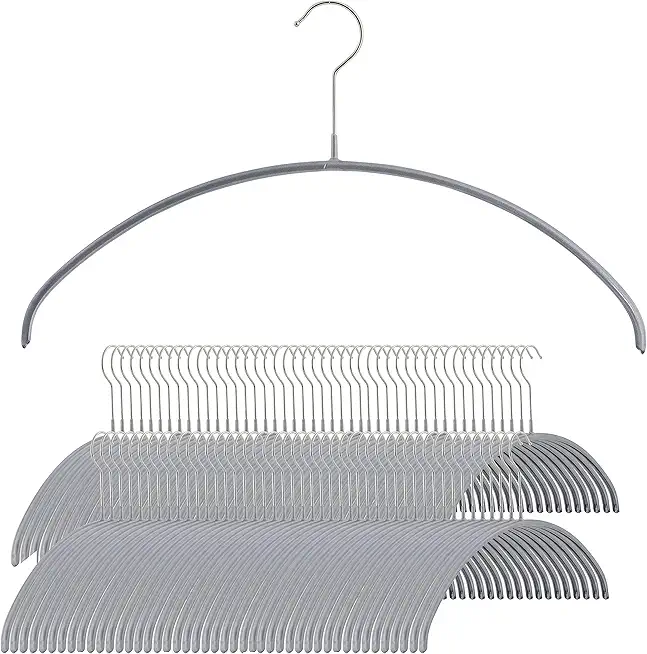 MAWA 14147 Clothing Hanger, Silver, Pack of 130
