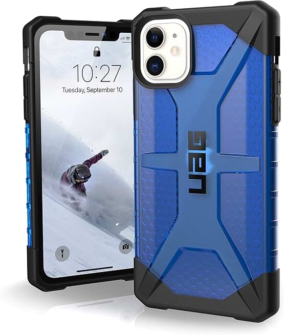 UAG Designed for iPhone 11 [6.1-inch Screen] Plasma Feather-Light Rugged [Cobalt] Military Drop Tested iPhone Case