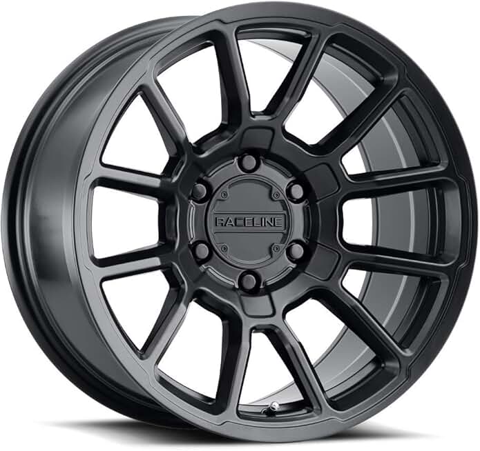 Raceline Wheels 950B GAUGE Wheel Satin Black 20X9