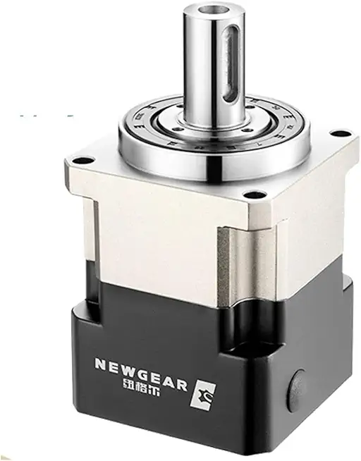 Nema23 Motor Planetary Gearbox Helical Gear Reducer Step-Down Gearbox 200W/400W/600W 60 Flange Servo Motor Speed Reducer 1Pcs(Ratio 20 to 1,6.35 Input for Step)