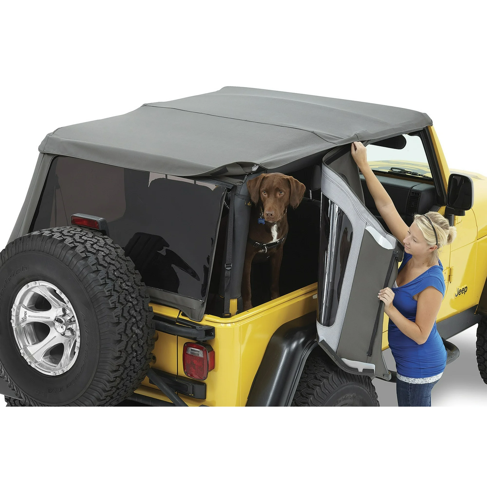 Bestop - 58420-17 - Window Replacement Set Fits select: 1997-2006 JEEP WRANGLER / TJ