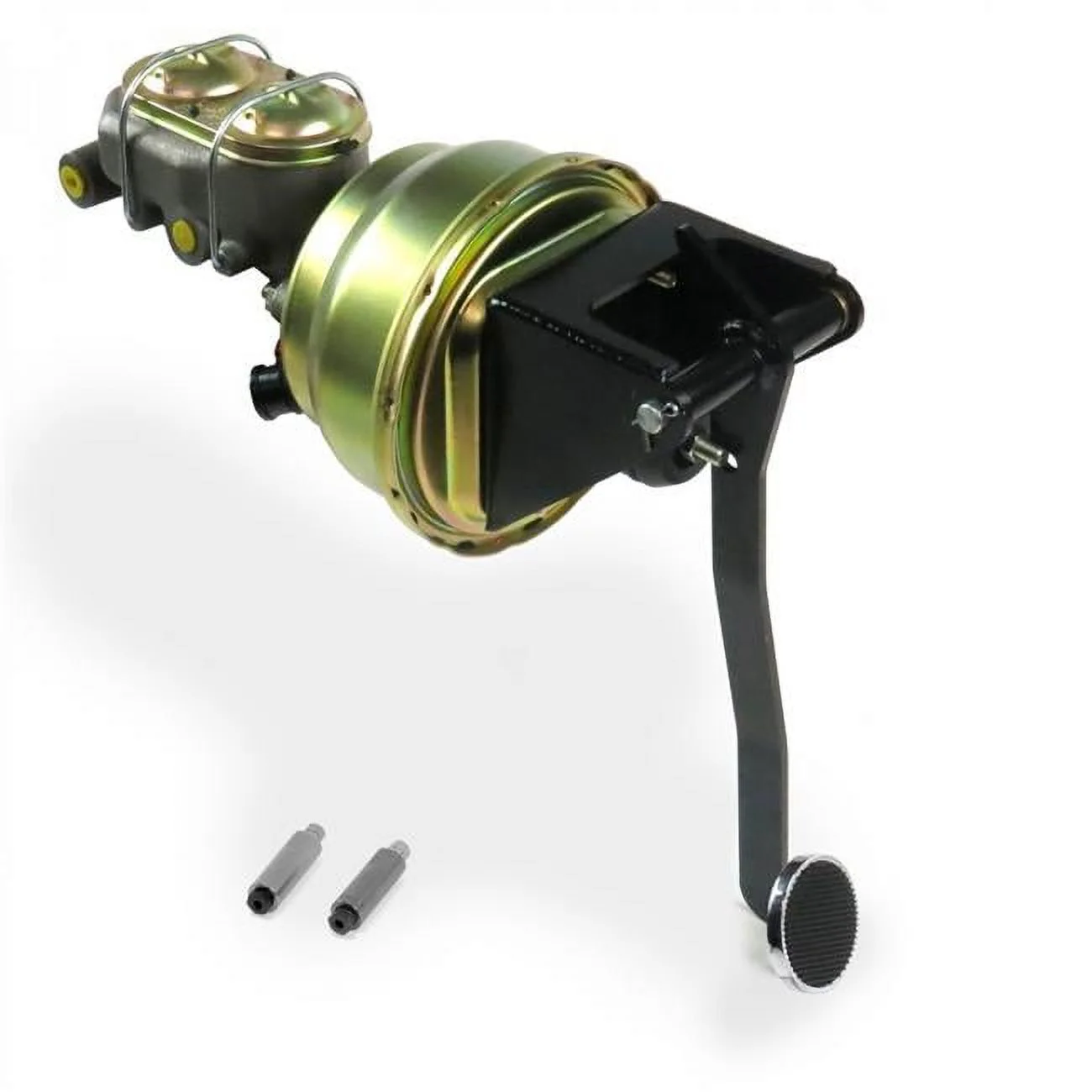 Helix Suspension  Universal FW 8 in. Dual Brake Pedal kit with Adjustable Disc & Disc 3 in. Chrome Pad