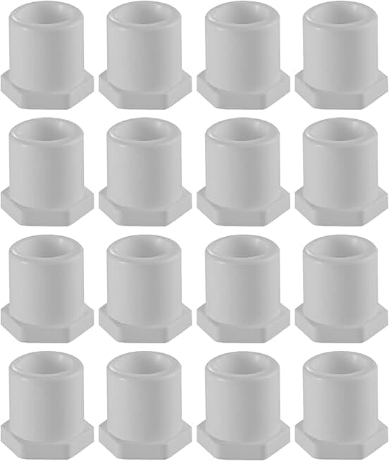 437 Series PVC Pipe Fitting - Reducing Bushing Flush Style - Schedule 40 (White) - 10×8