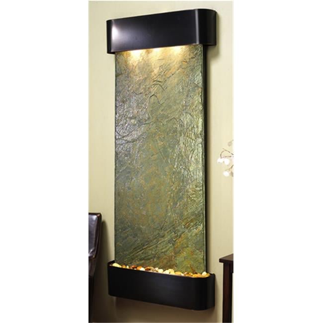 Inspiration Falls - Green Natural Slate Wall Fountain