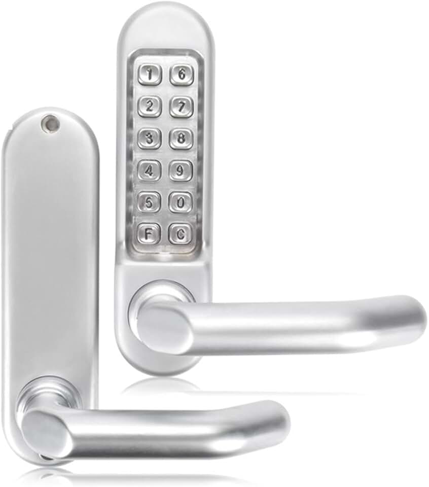 Zinc Alloy Keyless Combination Mechanical Digital Door Lock No Power Push Button Code Locks for Home Furniture Hardware 1Pcs