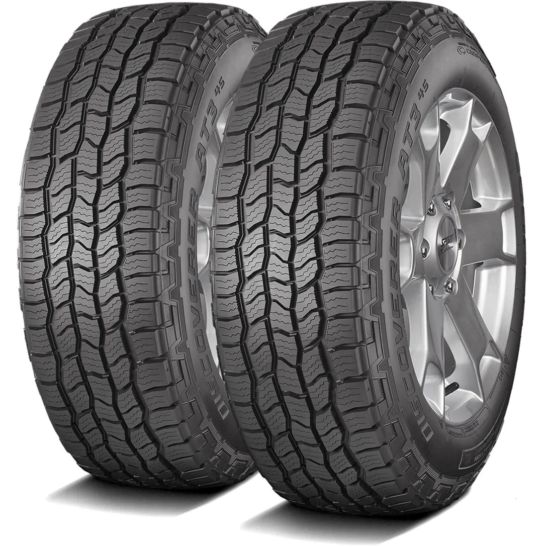 Pair of 2 (TWO) Cooper Discoverer AT3 4S 225/65R17 102H A/T All Terrain Tires