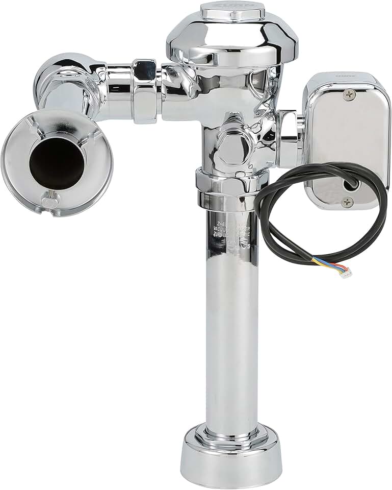 Zurn AquaVantage AV Exposed Hardwired Sensor Diaphragm Flush Valve with High Efficiency 1.28 gpf,11-1/2