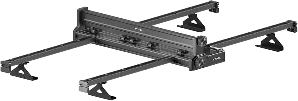 xTool S1 Automatic Conveyor Feeder, Automatic Conveying, Extra Large Processing Area, Support Hard Material Length to 39inch, Black