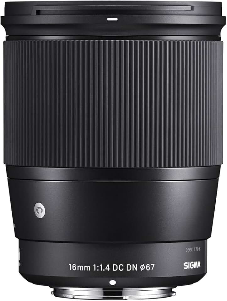 Sigma 16mm f/1.4 DC DN Contemporary Lens for Sony E (402965) Black