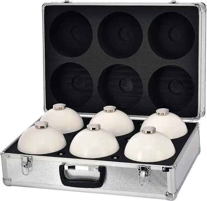 AdirPro 6 Scanning Spheres 145mm Diameter with Magnetic Base - Great for Surveying - Carry Case Included