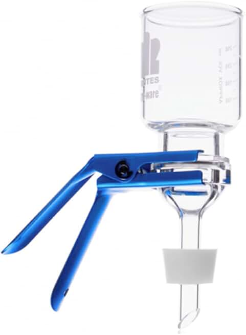 Kimble 953805-0000 Vacuum Microfiltration Glassware Assembly with Stainless Steel Support, 47mm Filter Size